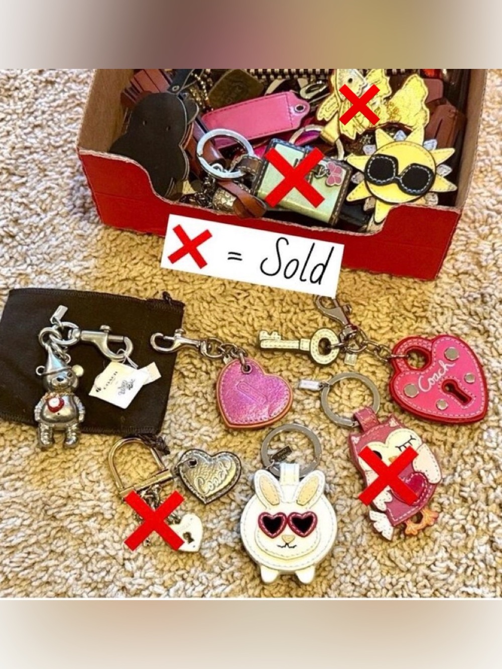 [AD] COACH BAG CHARMS - HEARTS, VALENTINE’s & GALENTINE’s